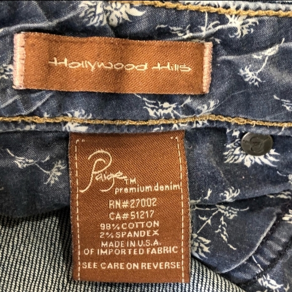 Paige Hollywood Hills Boot-Cut Jean's! Size 27 - Picture 5 of 6